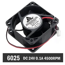 5pcs/lot 6025 24V 2Pin 6cm 60mm x 60mm x 25mm DC Brushless Exhaust Cooling Fan 5pcs/lot 6025 24V 2Pin 6cm 60mm x 60mm x 25mm DC Brushless Exhaust Cooling Fan