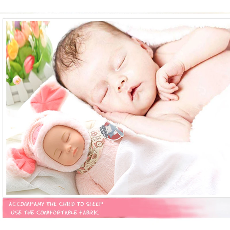 Милая мягкая плюшевая игрушка имитация детская Спящая кукла Bjd плюшевые