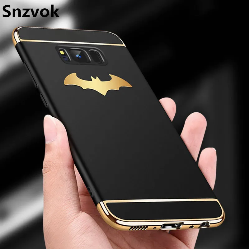 

Snzvok 3D Batman Wings 3 in 1 PC Case for Samsung S6 S7 edge S8 S9 plus Luxury cover for Galaxy A5 A6 A7 A8 J4 J6 2018 Note 8 5