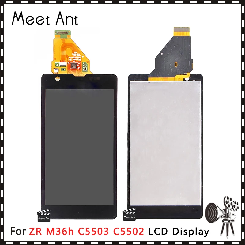 Высокое качество 4 6 ''для Sony Xperia ZR M36H C5502 C5503 ЖК-экран с сенсорным экраном