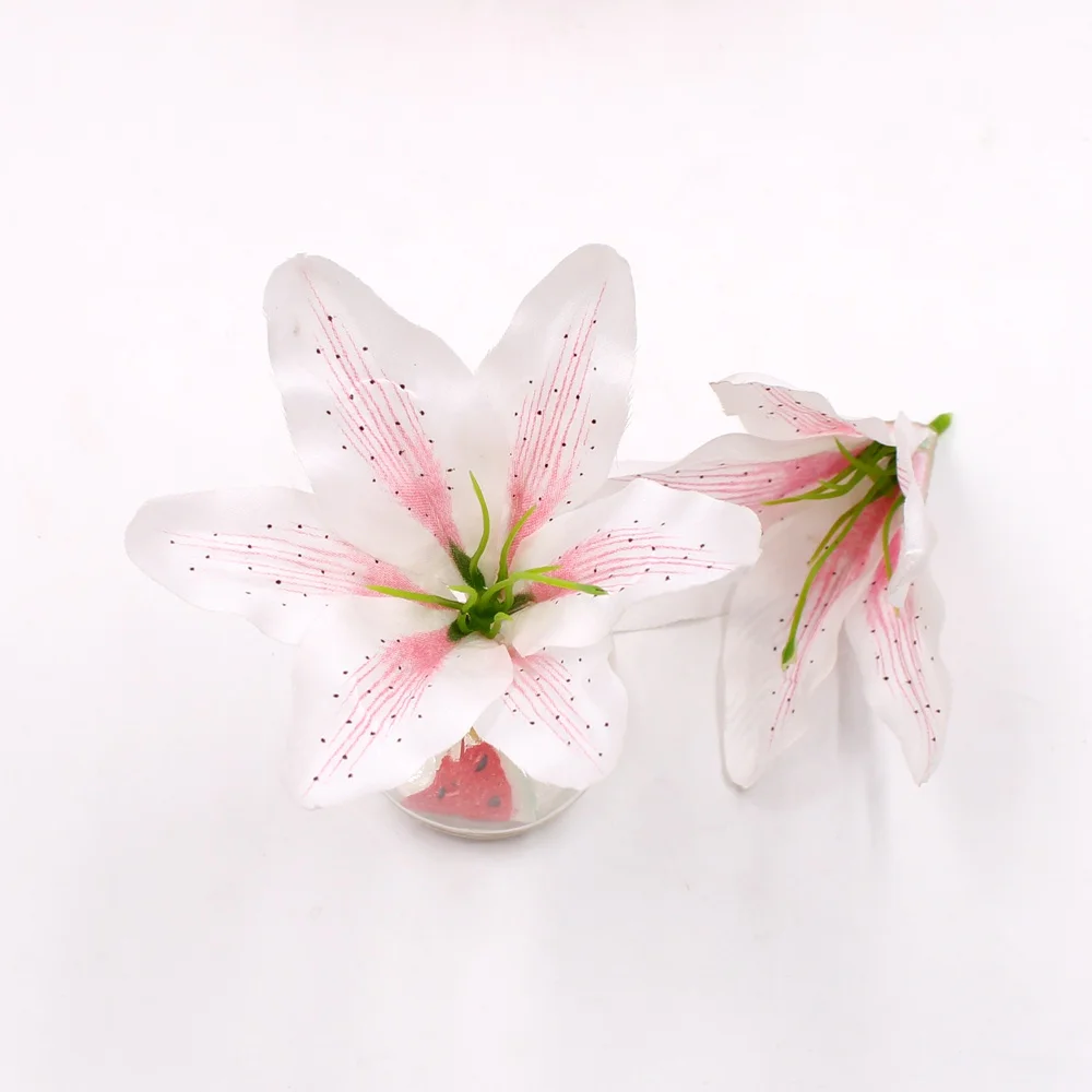 1 шт. шелк постепенно Орхидея искусственный цветок для дома Свадебные Декоративные Цветок голова DIY ВЕНОК подарок вырезанный и Клип Ремесло поддельный цветок