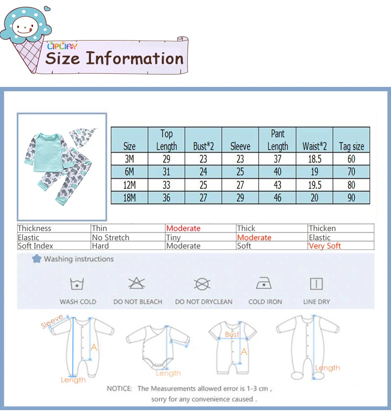 Комплект весенней одежды для новорожденных из 3 предметов; милая шапка и штаны; Одежда для младенцев с длинными рукавами и Рисунком Слона; Спортивный костюм для маленьких мальчиков