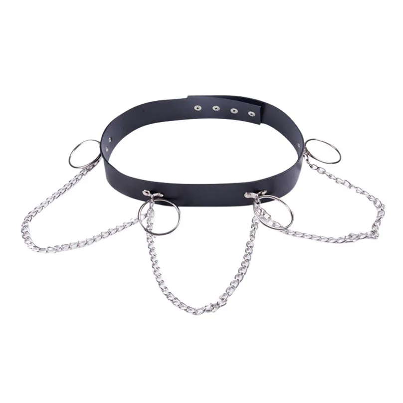 Fashion Sexy Women’s Punk Goth Circle Belt Metal Chain Belt Accessories For Women Girls 30LY09 (8)