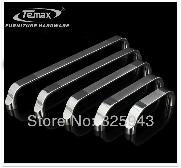 

10pcs 96mm Modern Chrome Drawer Pulls Cabinets Knobs And Handles Dresser Furniture Handle Bedroom