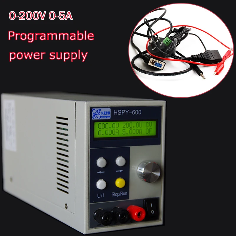 

Programmable power supply 220V DC Power supply 0-200V 0-5A Adjustable precision power supply laboratory