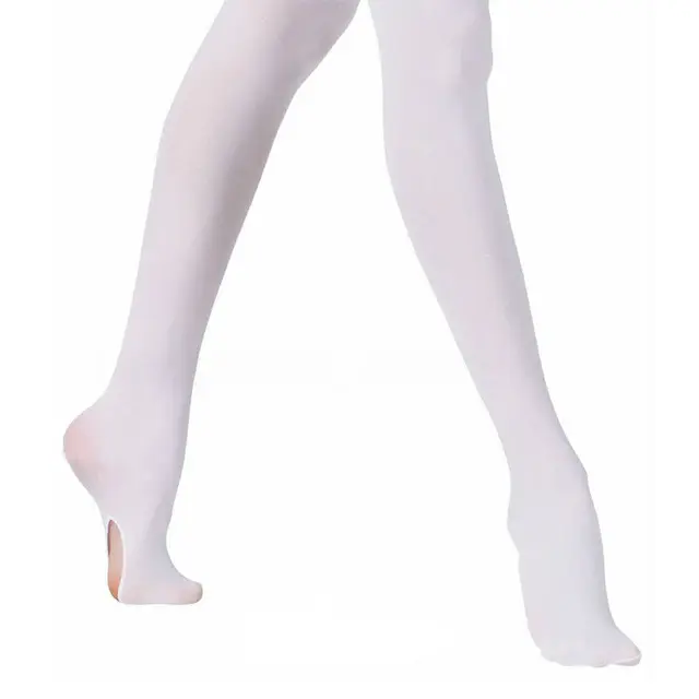 Studio Quality 90 Denier Girls Dance Tights Ballet Tap Modern NEW From UK Stock white