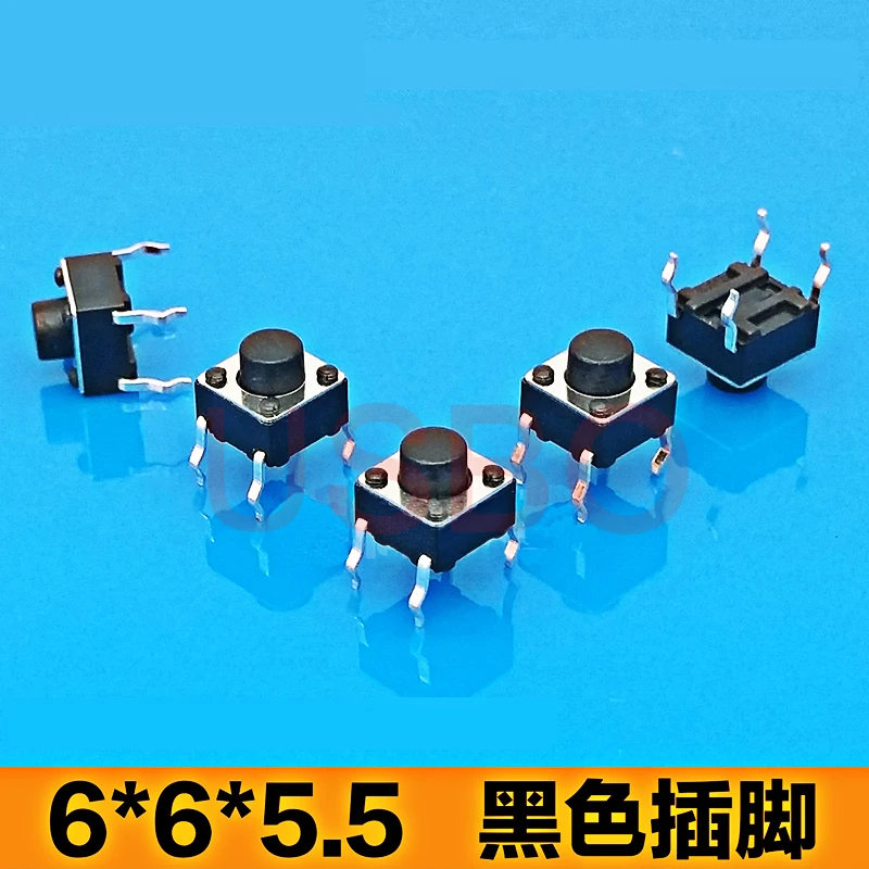 New Vertical 6*6*5.5MM touch switch 4 pin micro button switch Brass ...