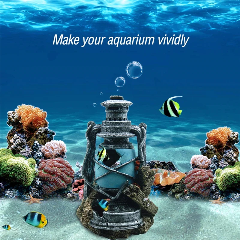 Украшение для аквариума маяк из полимера Ретро Смола ландшафтный дизайн для аквариума красивый подводный пейзаж