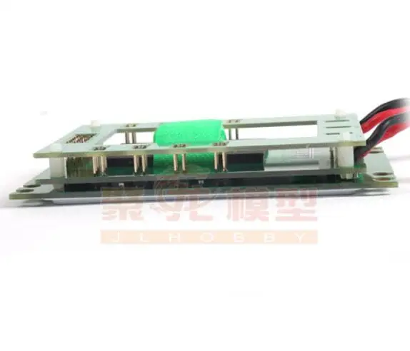 Mini Servo Section Board with Dual Power Input Wire and Electronic Switch Green Color