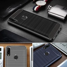 For Huawei P smart Plus Case Huawei P smart Plus Cover On For P smart+ Original Silicone Mix Hybrid Protective Soft Shell