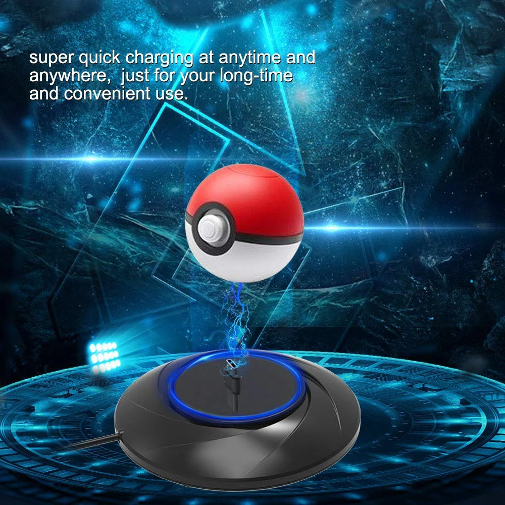 Зарядное устройство для Pokeball Plus зарядная док станция Poke Ball LED USB Type C зарядное Nintendo