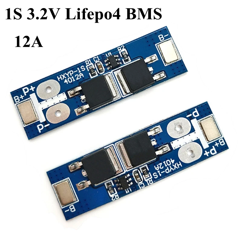 

10pcs 3.2v Lifepo4 1S BMS 12A 5A 8A 10A Current Battery PCB Protection for 18650 26650 3.6v Lithium LFP Lifepo4 Single Cell