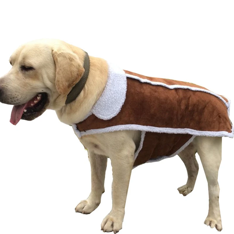 Pet dog clothes big dog vest cotton coat dog clothing pet clothes thick