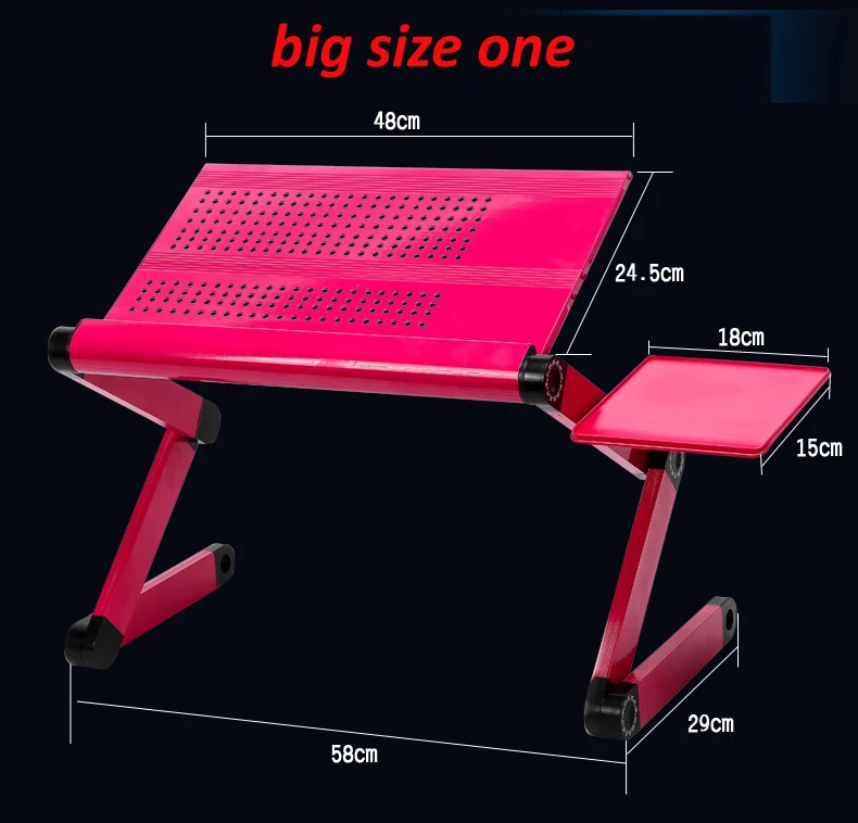

(with fan) baffle Multi Functional foldable laptop table stand notebook Desk mount with mouse pad laptop stand computer holder