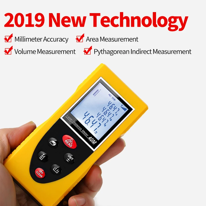 40m 60m 80m 100m Handheld Laser Distance Meter Mini Laser