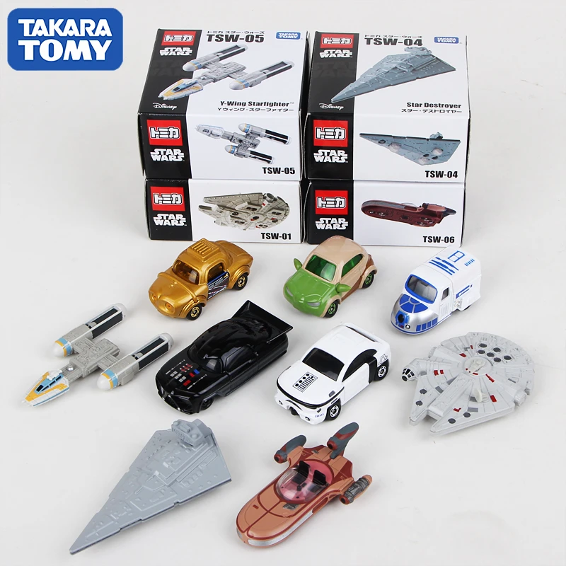 Takara Tomy Tomica Звездные войны металлические аксессуары игрушечные автомобили Yoda