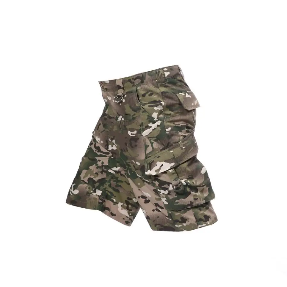 Летние мужские короткие камуфляжные американские военные тактические карго шорты армейский Hombre солдат боевая одежда камуфляжные короткие штаны