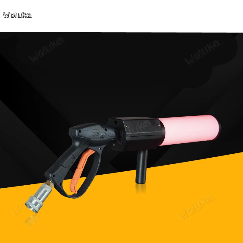 

LED carbon dioxide DJ gun LED atmosphere Dry ice gun nightclub atmosphere prop charging LED dry ice gun CD50 W02