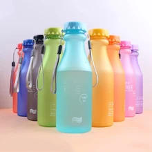 Бутылка для воды 550 мл Небьющийся герметичный чайник кухонная портативная Спортивная бутылка для путешествий Йога беговые походные бутылки