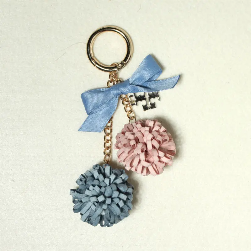 Fashion Cute Flower Keychain For Backpack Pendant Key Chain Women Bag Accessories Charms Girls | Украшения и аксессуары