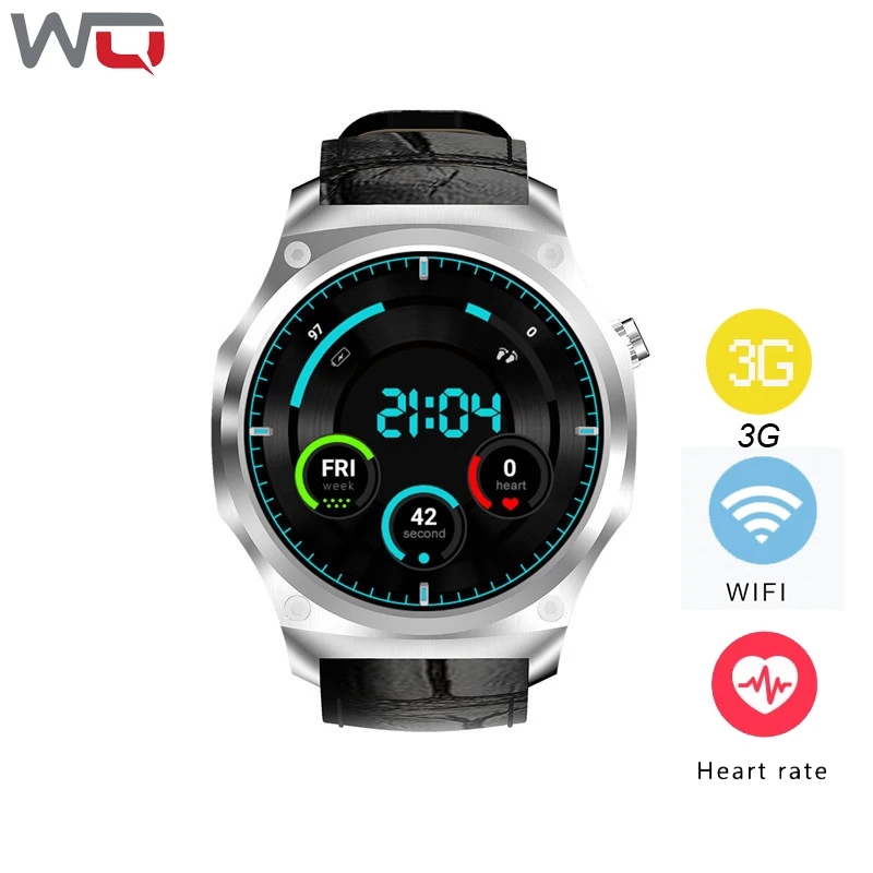 

WQ F2 Android Smart Watch 1GB+16GB GPS Wifi 3G 1.39 inch smartwatch HeartRate Monitor Fitness Tracker For Android IOS Phone
