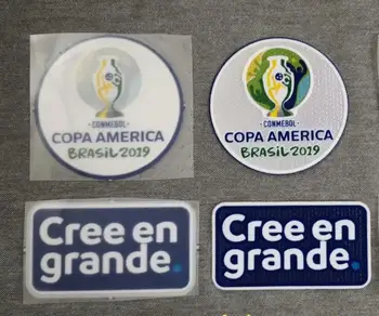 

Copa america brasil 2019 Patch Conmebol Soccer Patch Heat Transfer Badge