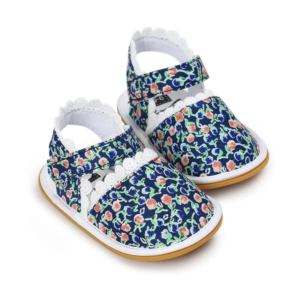 

LONSANT baby shoes wrap toe Baby Girl Sandals Hook & Loop Leopard Print summer Toddler Shoe kids Casual Soft Sole Sandals