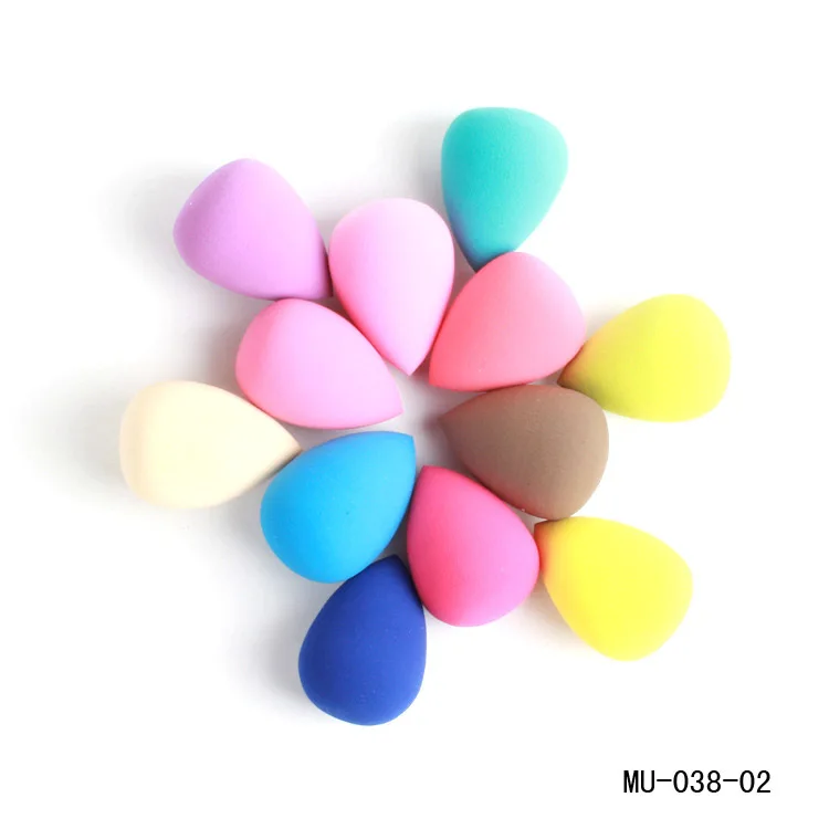  Women Beauty Make Up Tool Makeup Foundation Sponge Blender Blending Cosmetic Puff Flawless Powder MU-038-02 