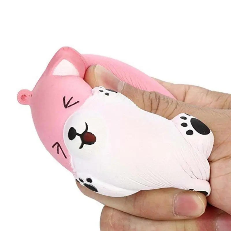 Декомпрессионная игрушка, сжимающиеся болотного цвета Jumbo Cute cat ароматизированный медленно поднимающийся крем Изысканная детская мягкая