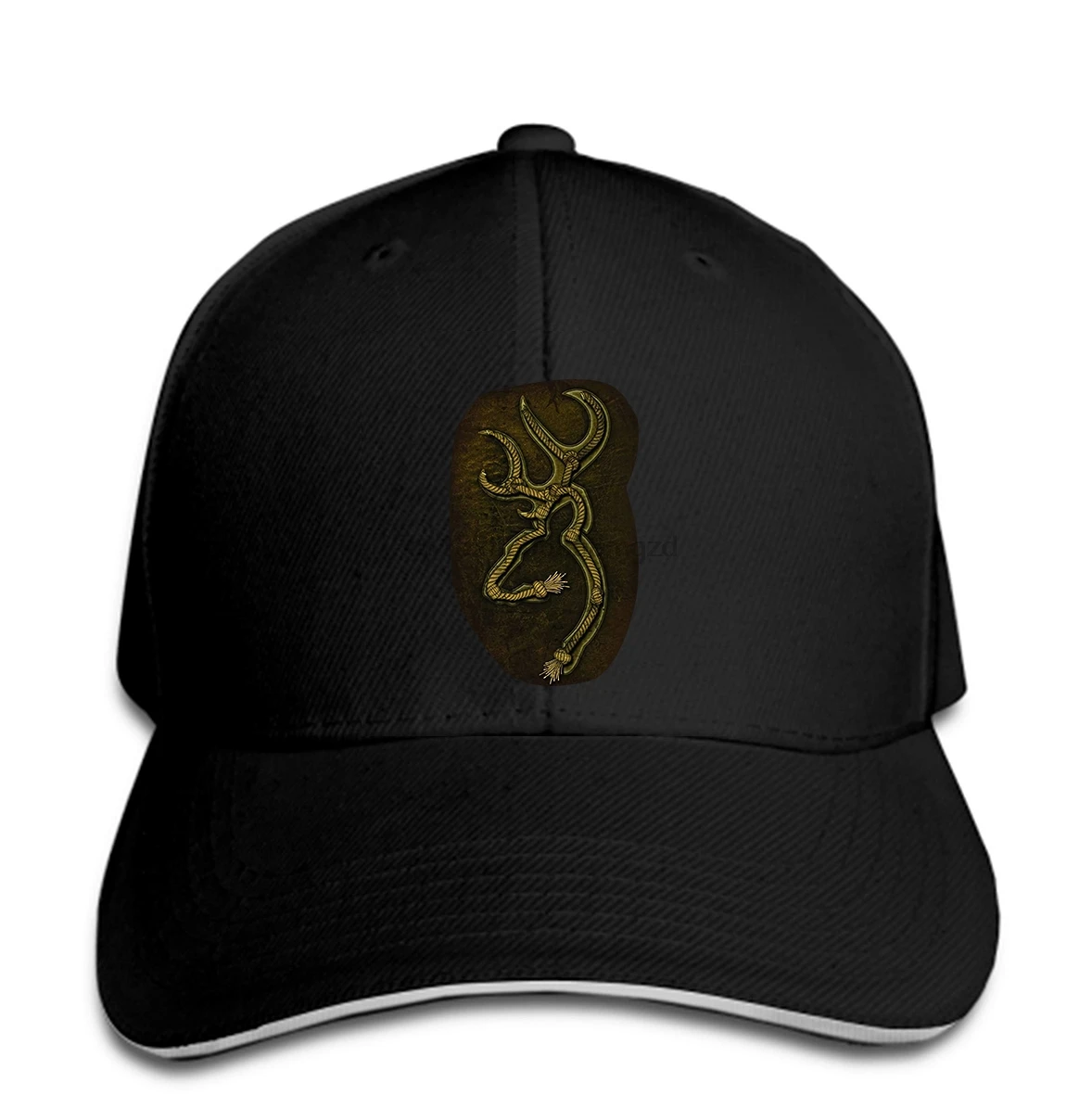 

Mens Browning Tangled Rope Buckmark Men Baseball Cap Brown Snapback Cap Women Hat Peaked
