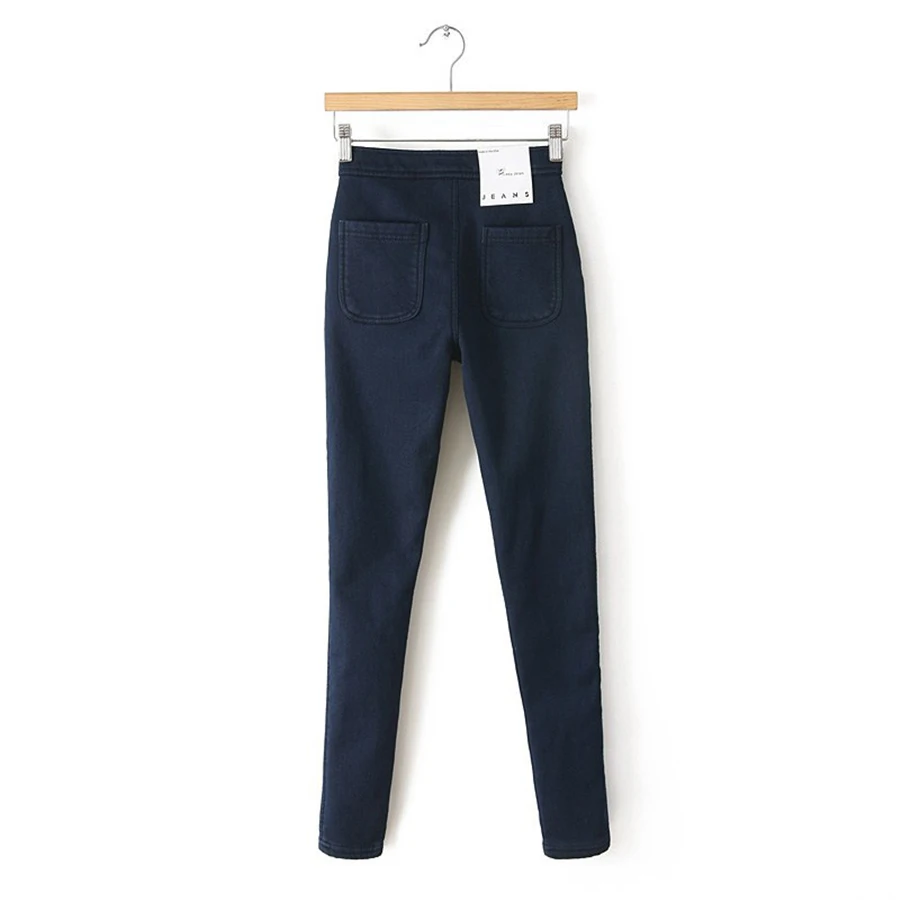 Новые модные джинсы женские флисовые узкие брюки джинсы с высокой талией пикантная тонкая эластичная обтягивающие брюки подходят леди джинсы плюс размер