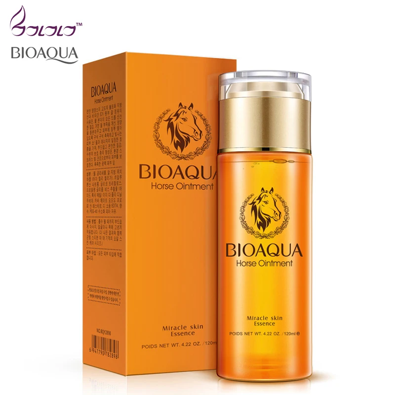 

BIOAQUA Miracle skin Essence facial Toner Cosmetics Horse Ointment Face Skin care anti-aging whitening Moisturizing Oil Control