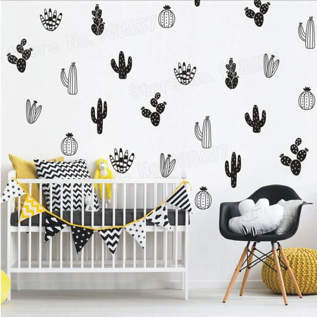 32 Pcs Per Lot Cactus Wall Art Stickers Diy Decal Home Decor Bedroom 32 Pcs Per Lot Cactus Wall Art Stickers Diy Decal Home Decor Bedroom Removable Plant Nursery