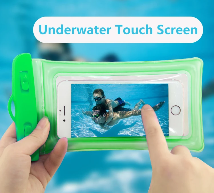 Универсальная 6,3 дюймовая подушка безопасности плавающая сумка для плавания водонепроницаемая сумка для телефона с сенсорным экраном подводный чехол для телефона для iphone 8 8s