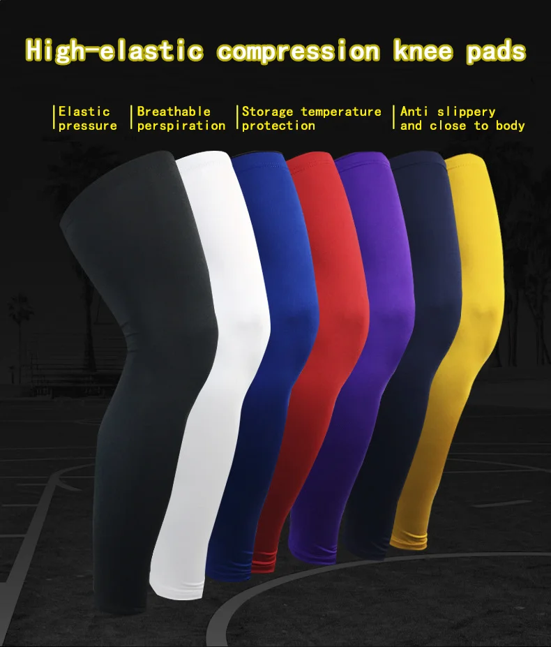

Sports Knee Warmer Compression Knee Brace Support Knee Support Leg Cover Outdoor Basketball And Football Gear Knee Protector
