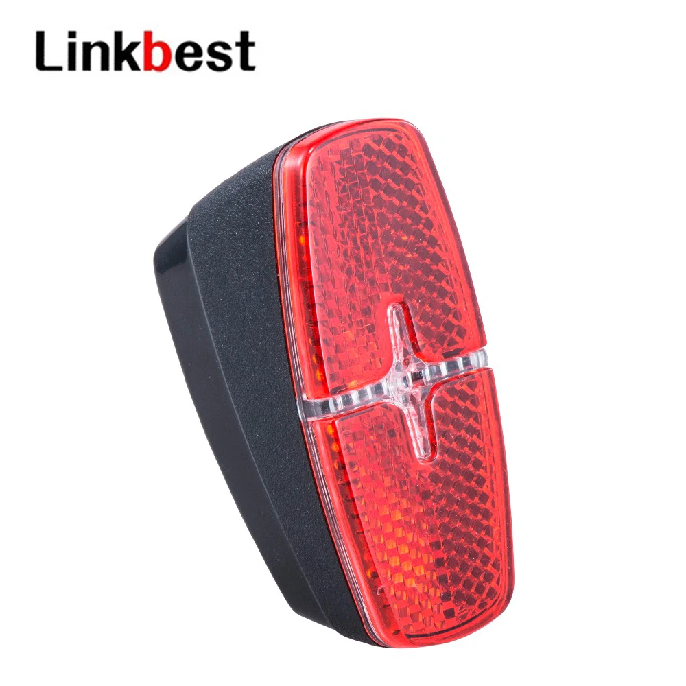 

Linkbest Taillight LED Bicycle light StVZO Approved, Waterproof IPX-4, 6V-48V for hub dynamo and ebike