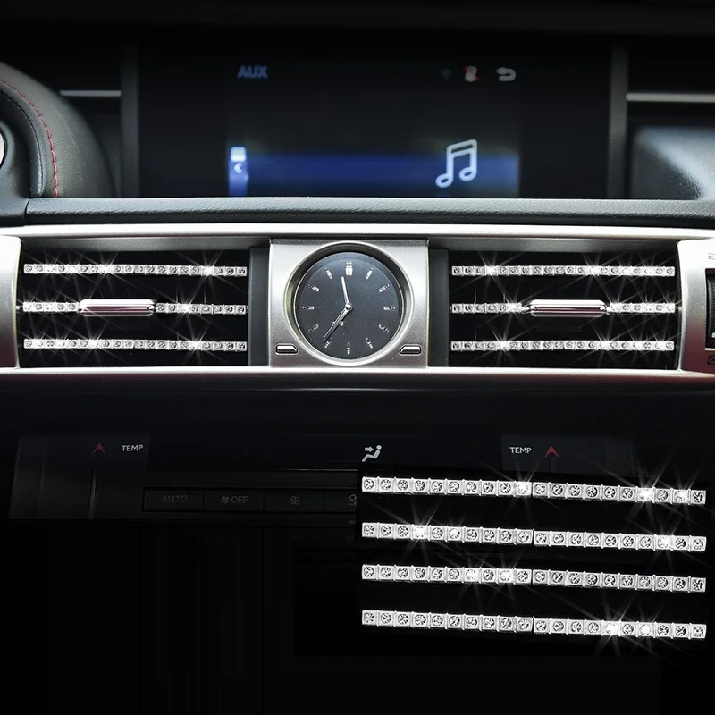 

Car Chromium Modified Decorative Interior Dashing Mouldings Protecter Decoration Bright 13 14 15 16 17 18 19 FOR Lexus IS Series