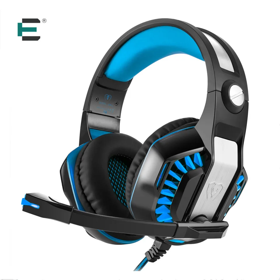 

EACH G2000 Upgrade Beexcellent GM-2 Over-ear Gaming Headset for PC Gamer Computer Tablet PS4 Gaming Headphone with Mic LED Light