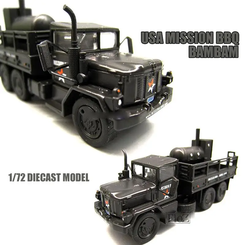 

USA MISSION BBQ BAMBAM 1/72 diecast Truck model