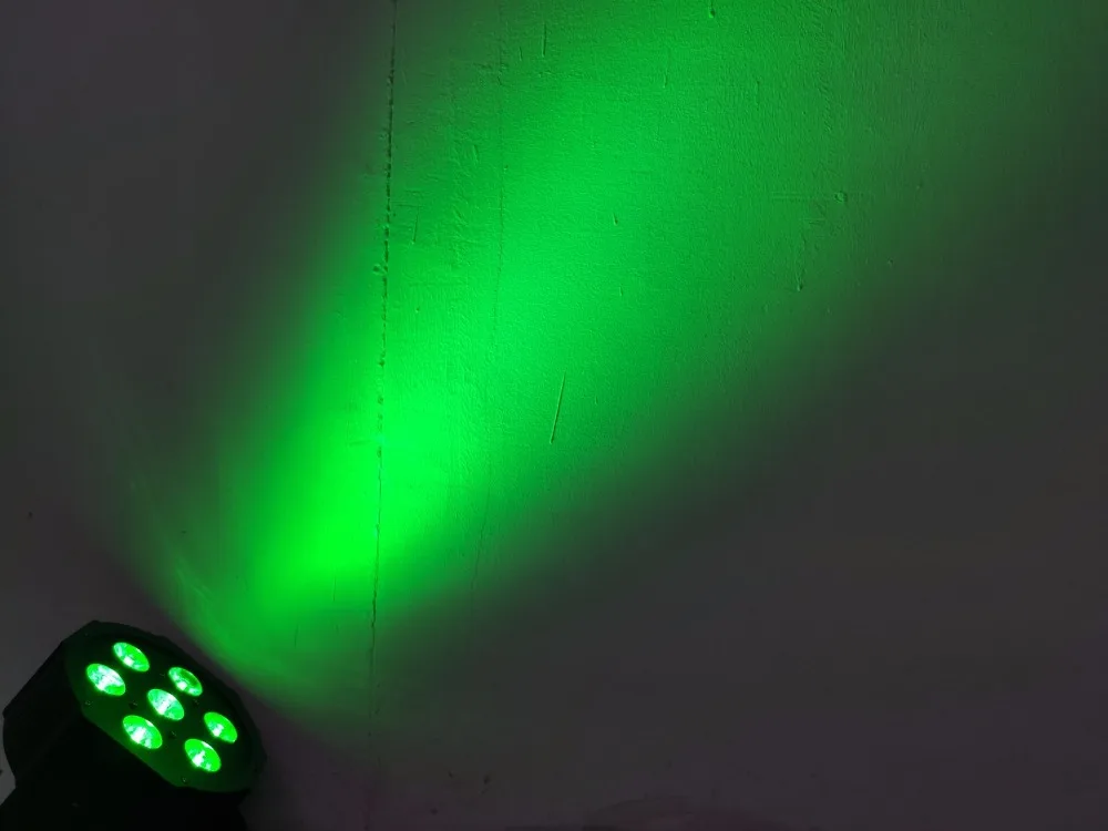 24 шт./7X12 Вт RGBW led Par light dmx 8CH led мыть свет профессиональное студийное диджейское оборудование