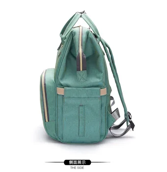 

Diaper Bag Usb Baby Nappy Bag Mummy Daddy Backpack Large Capacity Waterproof Rechargeable Holder Stroller Bag