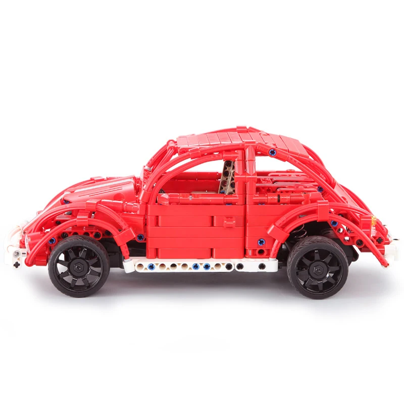 Creator Expert Vehicle Series Remote Control RC Car Red Beetle Model Fit Legoe City Building Blocks Bricks Toys for Children Boy