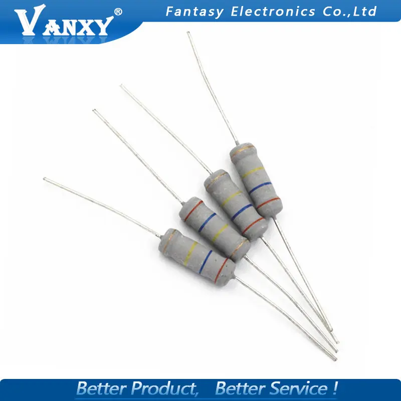 

10pcs 5W 5% 1R ~ 1M 2.2R 10R 22R 47R 51R 100R 150R 470R 1K 4.7K 10K 47K 1 2.2 10 22 47 51 100 150 470 ohm