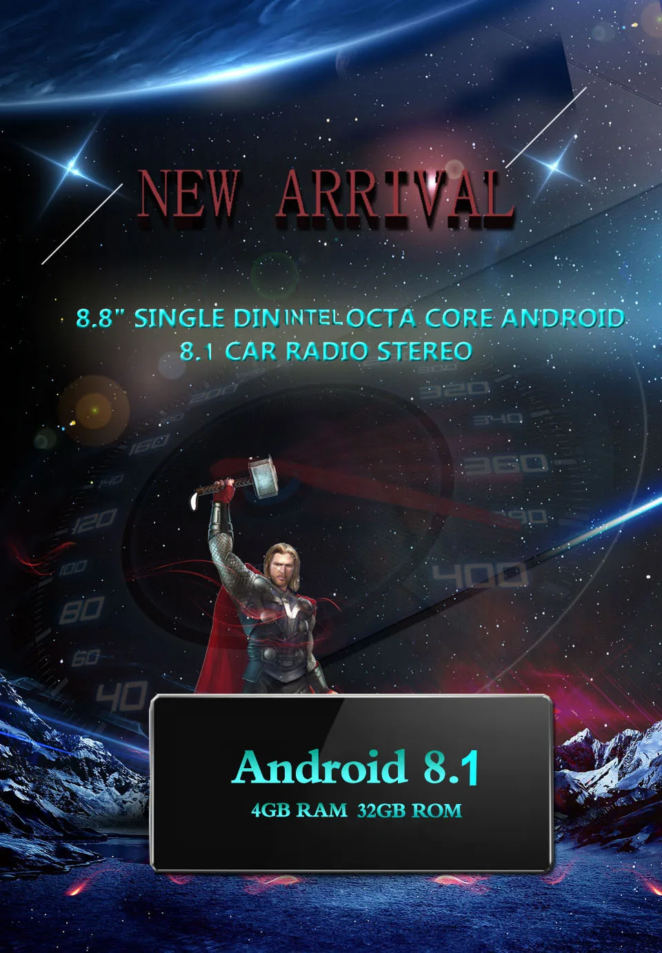 ARKRIGHT 8,8 ''1Din Android 8,1 автомобильный Радио Мультимедиа Видео плеер Универсальный Авто Стерео gps навигация с DSP