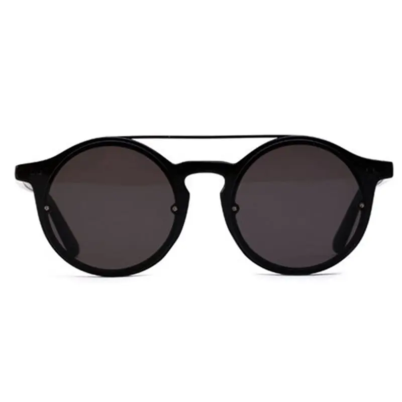 Women Sunglasses Vintage Korean Style Round Resin Unisex Elegant Hip