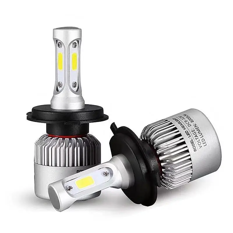 

Shipping by DHL S2 H4 LED H7 H11 H1 H13 9005 9006 9007 COB LED Car Headlight Bulb 72W 8000LM 6500K Auto Headlamp fog light