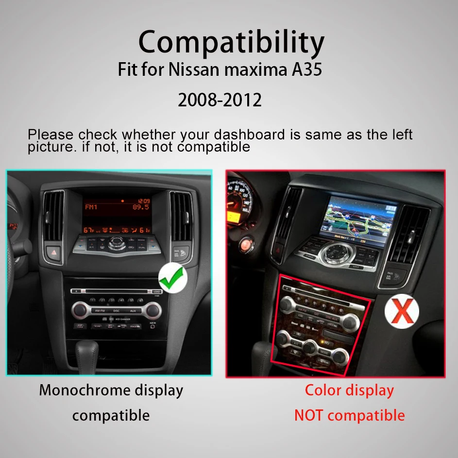 Best Android 6.0 Quad core 1024*600 Car Dvd Player  for nissan maxima A35 2009-2014 radio GPS Stereo  BT WIFI mirrorlink multimedia 1