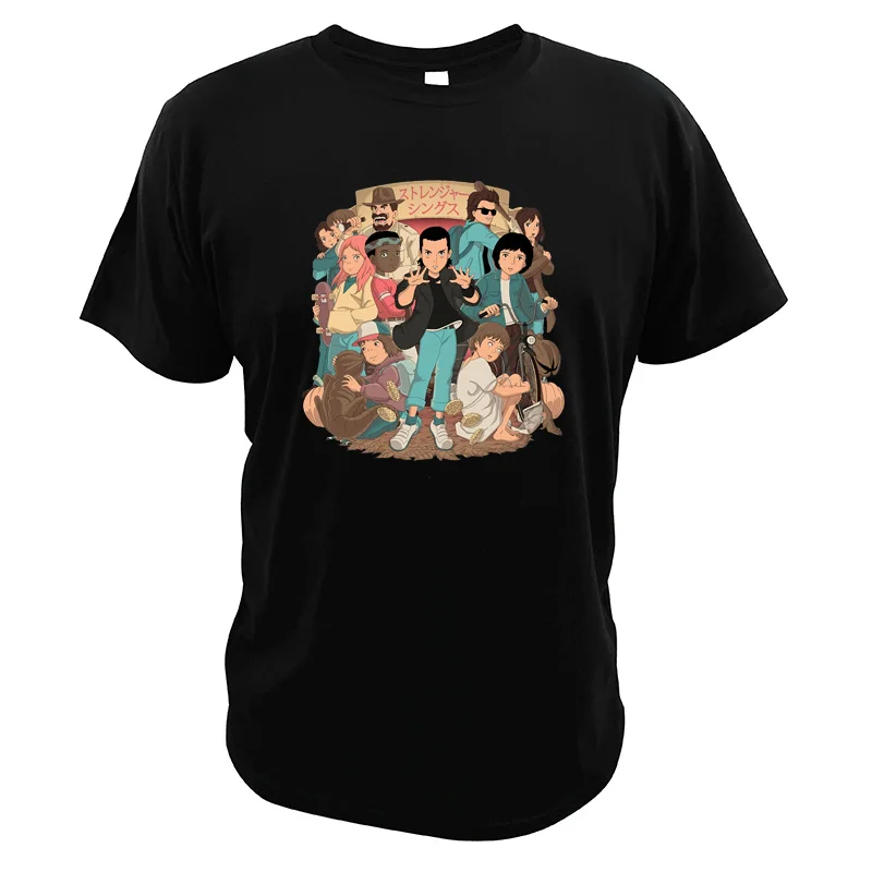 

Eleven T shirt Stranger Things Save Friends Movie Ditial Print Short Sleeved Tops 100% Cotton Film Tshirt