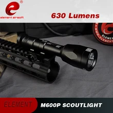 Element Airsoft оружейный светильник M600P 630 люмен сверхяркий охотничий фонарь Тактический светильник EX362