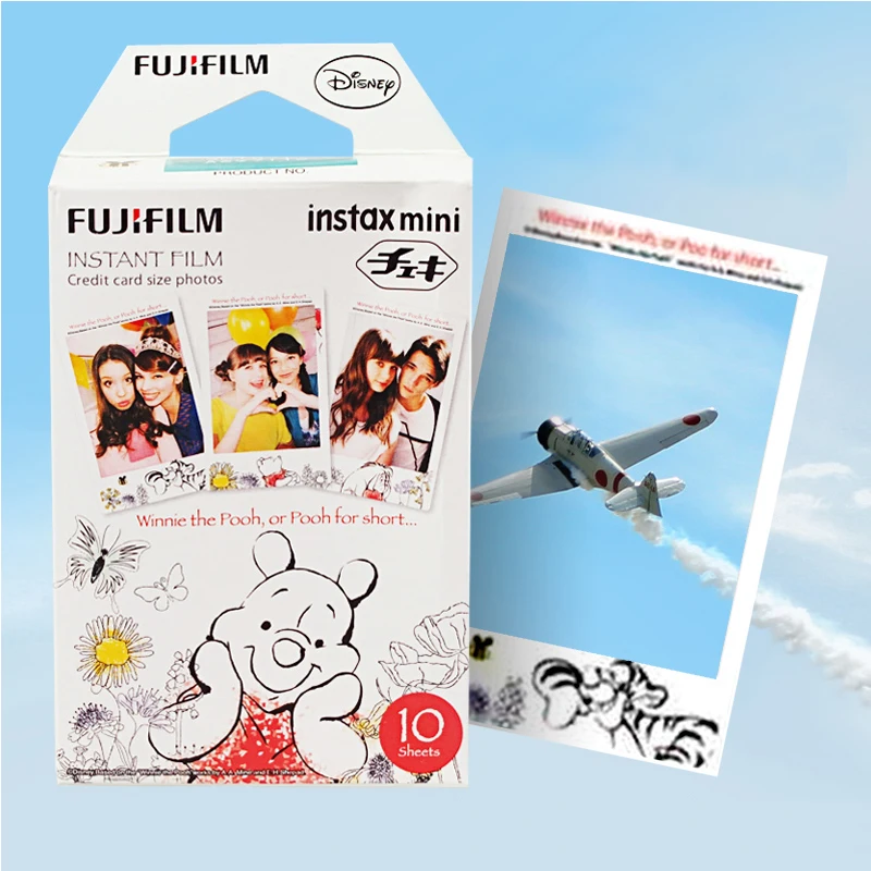 Подлинная Fujifilm медведь Instax Mini Фильм (10 листов) для Камера мгновенный Мини 7 s 25 50 90 dw